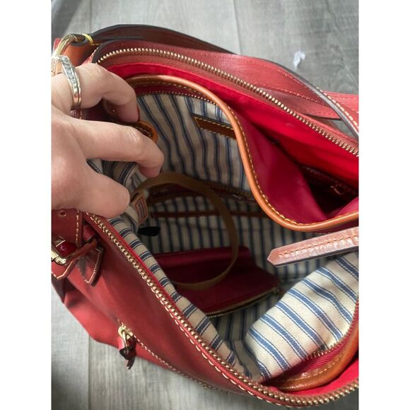 Dooney and Burke Lucy Terracotta handbag - Picture 5 of 8